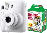 Fotoaparát Fujifilm Instax Mini 12 biely + 20 fotiek