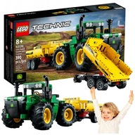 LEGO TECHNIC BLOCKS TRAKTOR S NÁKLADNÝM NÁKLADOM JOHN DEERE TRACTOR 4WD SET 8+ XL