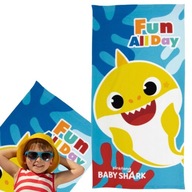 VEĽKÁ RÝCHLOSUŠIACA OTEČKA NA PLÁŽ 70X140 MIKROVLÁKNA BABY SHARK