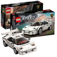 LEGO BLOCKS ŠPORTOVÉ VOZIDLO LAMBORGHINI COUNTACH BIELY ZA DARČEK