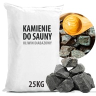 Vyhrievacie kamene do sauny Diabaz Olivín - 25KG!