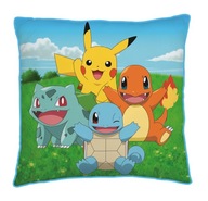 Vankúš 40x40 pokémonov pikachu bulbasaur pokémonov