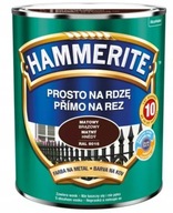 Hammerite Rovná až hrdzavá matná hnedá 0,25L RAL8016