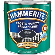 Hammerite na hrdzu, grafitový mat, 2,5L