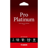 Canon PT-101 Pro Platinum Photo Paper 10x15 20 listov