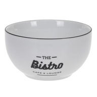 Bistro miska z bieleho porcelánu