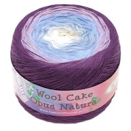 Opus Natura Wool Cake priadza 50029 ombre tieňovaná vlna, 4 pramene, 700m