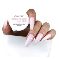 Claresa Extension Gel Ružový stavebný gumový gél 45g 08