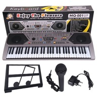 MQ 001 UF KEYBOARD organové klávesy s mikrofónom pre