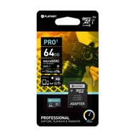 Pamäťová karta microSDXC s adaptérom SD 64GB class1