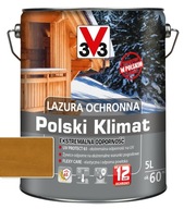 V33 Azure Polish Climate 12 rokov ochrany Škandinávska borovica 5L