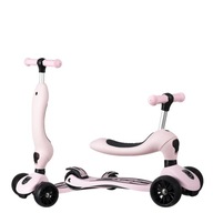 LED kolobežka 2v1 SCOOT AN' DRIVE trojkolka highwaykic ROSE