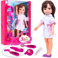 BÁBIKA AKO BARBIE 31 CM + VEĽKÁ SÚPRAVA DOPLNKOV NA HRANIE