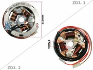 STATOR ZAPALOVACIEHO ZARIADENIA SIMSON S51 S70 KR51/2 12V 25/25W AKA ELECTRIC DE