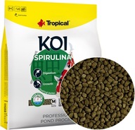 TROPICAL Koi Spirulina M 1,5kg/5L Krmivo do jazierka