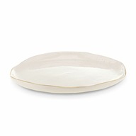 Jedálenský tanier z lesklého porcelánu, 25 cm