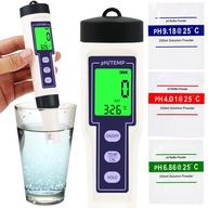 pH METER METER TESTER VODNÉ PUFERY KOMPENZÁCIA ATC