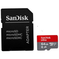 RÝCHLA pamäťová karta SanDisk microSD 64GB ULTRA