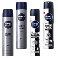 NIVEA MEN pánska sada antibakteriálneho antiperspirantu v spreji 48h 200ml x4