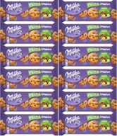 Čokoládové sušienky Milka Pieguski Čoko oriešky lieskové 120g x12