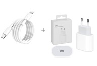 NABÍJAČKA IPHONE + LIGHTNING USB-C KÁBEL 1m