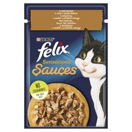 FELIX SENSATIONS KRMIVO PRE MAČKY TURECKO 85G