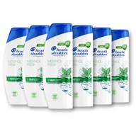 Head&Shoulders Mentolový šampón 6 x 400 ml