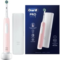 Elektrická zubná kefka Oral-B Pro Series 1 ružová s puzdrom