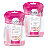 VEET MINIMA depilačný krém do sprchy DRY SKIN hladkosť 2 x 135ml