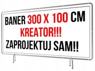 Reklamný banner 300x100cm - Navrhnite si svoj sprievodca