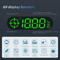 G9 GPS Auto Speedometer LED Auto HUD Head-Up w