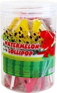 VODOVÝ MELÓN VODOVÝ MELÓN LOLLY, MIX FARIEB, 15 g, 30 kusov