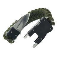 SURVIVAL PARACORD NÁRAMOK NÁRAMOK S NOŽOM