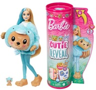 BARBIE CUTIE REVEAL KOSTÝMY BÁBIKA MEDVEĎA-DELFÍNA HRK25