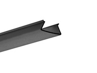 KLUŚ FOLED čierny kryt na LED profil - 1m