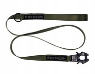 Vodítko pre psa K9 Thorn Kong Frog - olivovo zelené L 150 cm