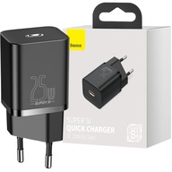 SIEŤOVÁ NABÍJAČKA BASEUS USB-C QC 3.0 PD 25 W