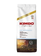 Zrnková káva KIMBO DECAFF bez kofeínu 500g