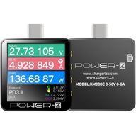 Prenosný USB C Port Tester Meter QC5.0 PD3.1 ChargerLAB Power-Z KM003C