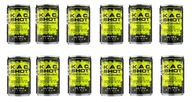 12x 150ml BLACK Energy Kac Shot After Alcohol ZGRZ