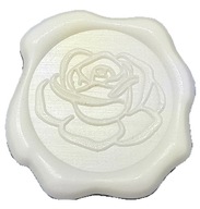 Voskové odtlačky STAMP WHITE ROSE Vosková pečať 10 ks