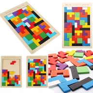 DREVENÉ PUZZZLE TETRIS JHTOY-612