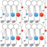 Golf Keychain Stick Golfový prívesok Keychain 24 ks