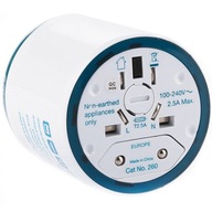 Adaptér 4v1 UK USA EU AUS/China, Travel Blue