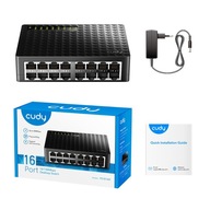 switch CUDY FS1016D 16 portov Fast Ethernet 100Mb