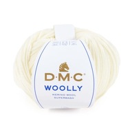 Priadza DMC Woolly 100% merino vlna, farba 03, ecru