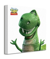 Nástenné obrazy Disney Toy Story Dinosaur Rex Obraz na plátne 40x40 cm