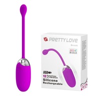 Pretty Love- BROOK Vibračné vajíčko, USB Purple