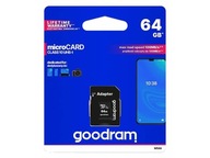 MICRO SD SDXC PAMÄŤOVÁ KARTA 64GB GOODRAM 4646