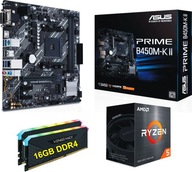 Balíček procesor AMD Ryzen 5 + základná doska AM4 + 16 GB DDR4